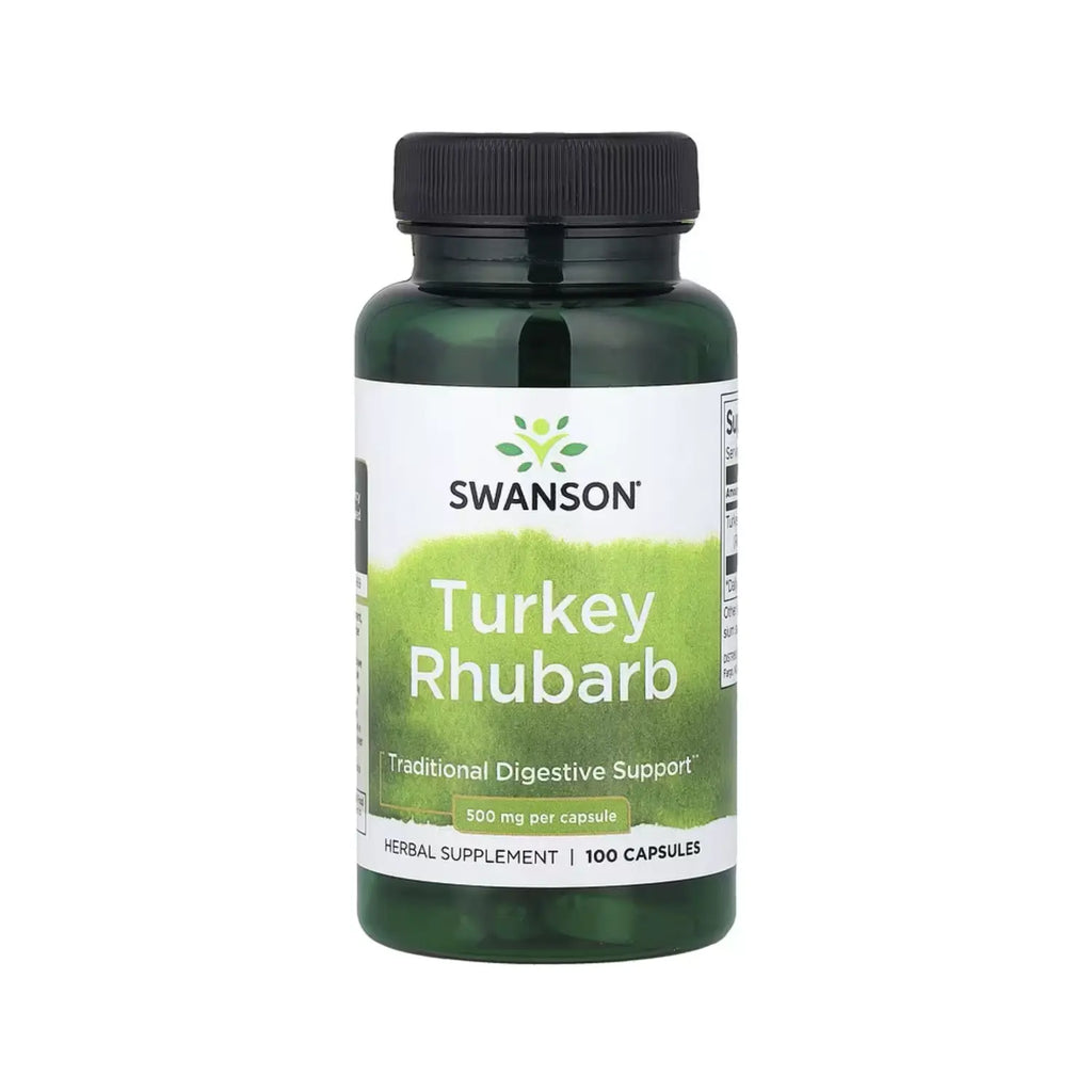 SWANSON TURKEY RHUBARB 500 MG 100 CAPS SFN