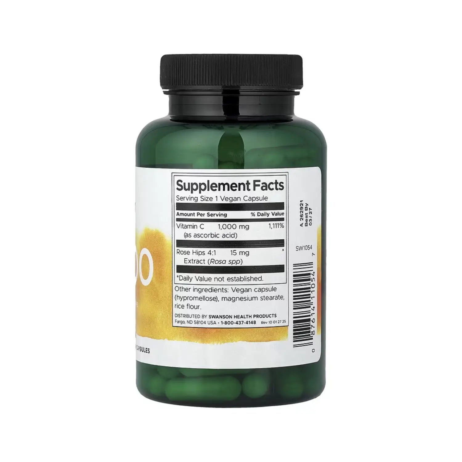 SWANSON VITAMINA C CON ESCARAMUJOS 90 CAPS SFN