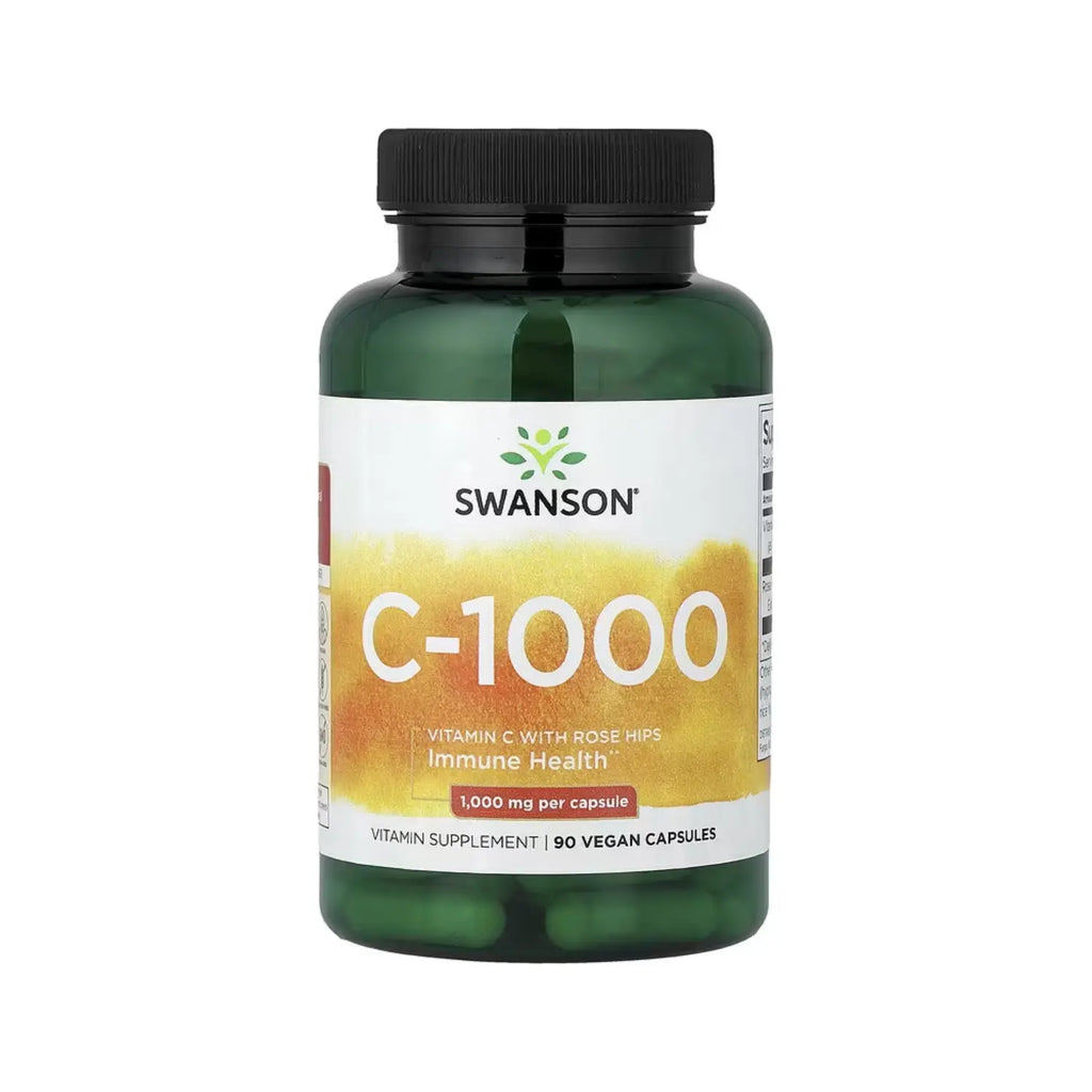 SWANSON VITAMINA C CON ESCARAMUJOS 90 CAPS SFN