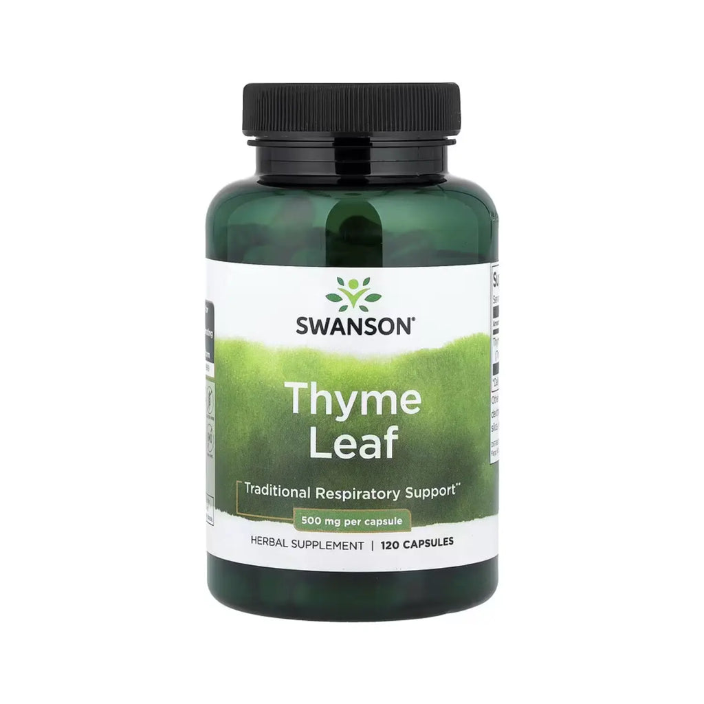 Swanson Thyme Leaf 500 mg 120 Caps SFN