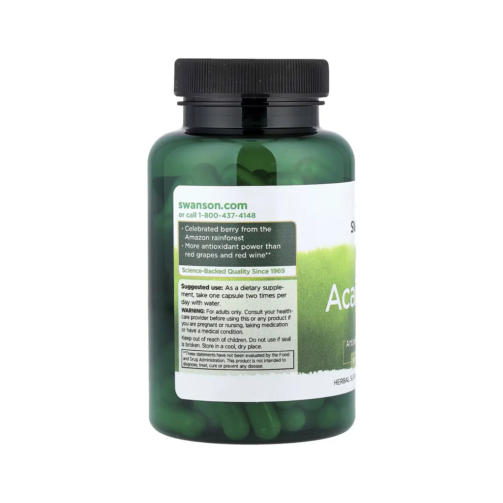 Swanson Acai Berry 500 mg 120 Caps sfn