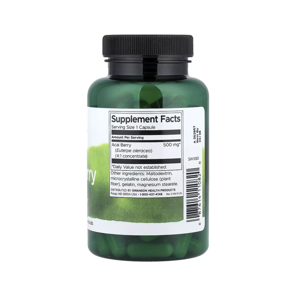 Swanson Acai Berry 500 mg 120 Caps sfn