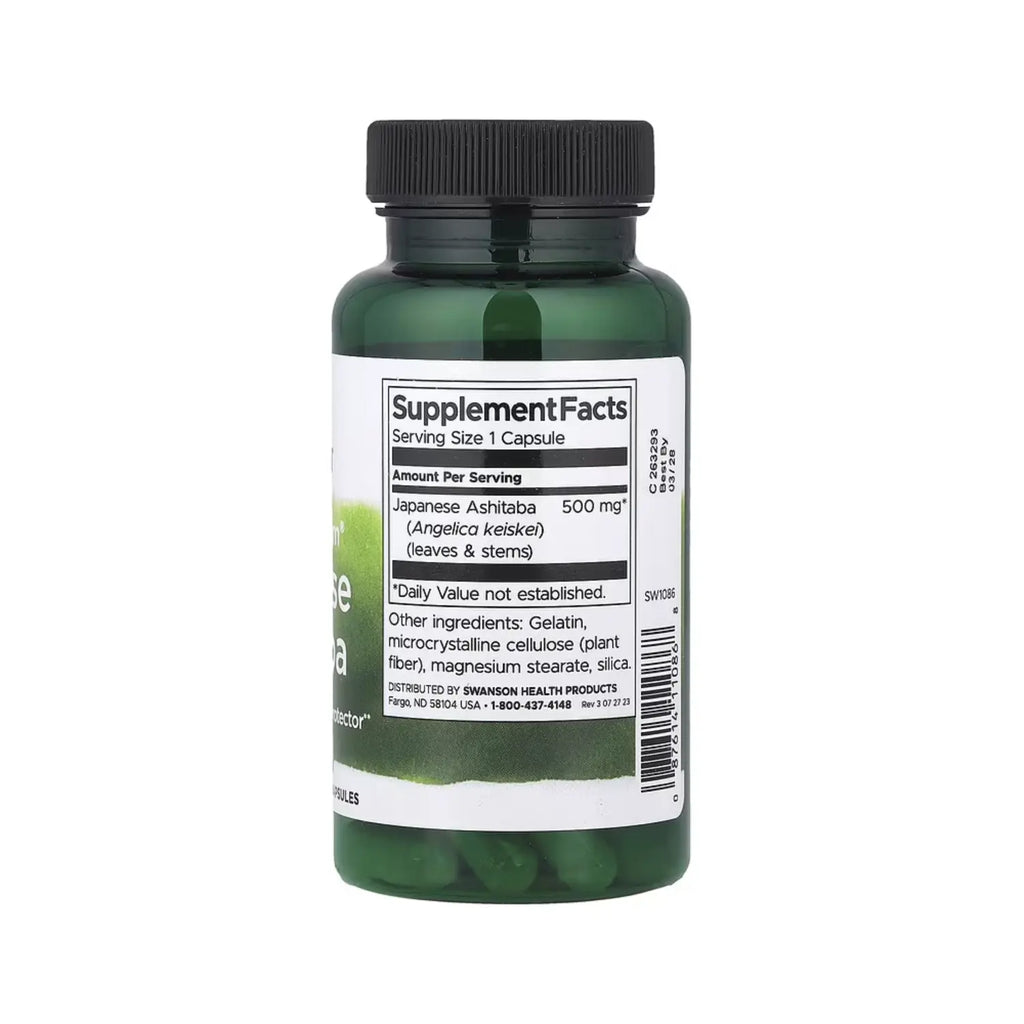 Swanson Full Spectrum Japanese Ashitaba 500 mg 60 Caps SFN