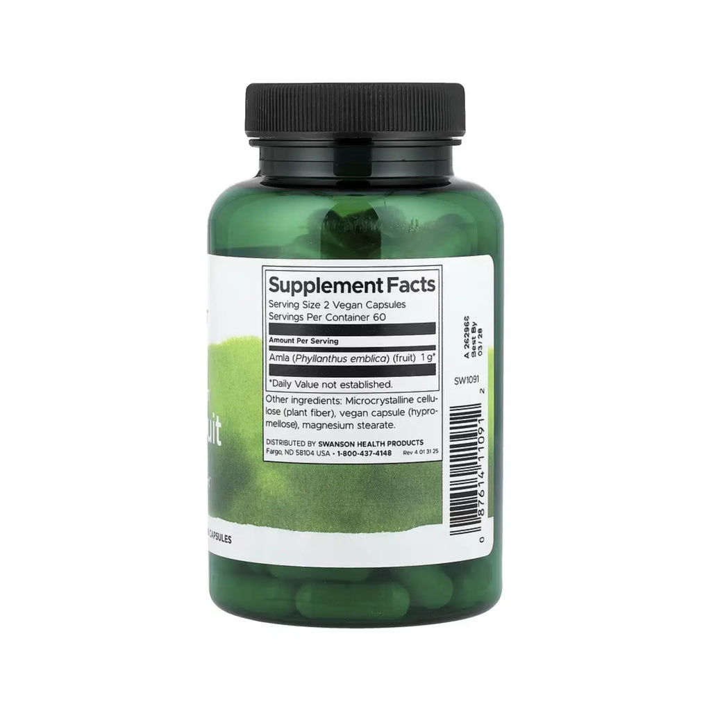 Swanson Full Spectrum Amla Fruit 500 mg 120 Caps