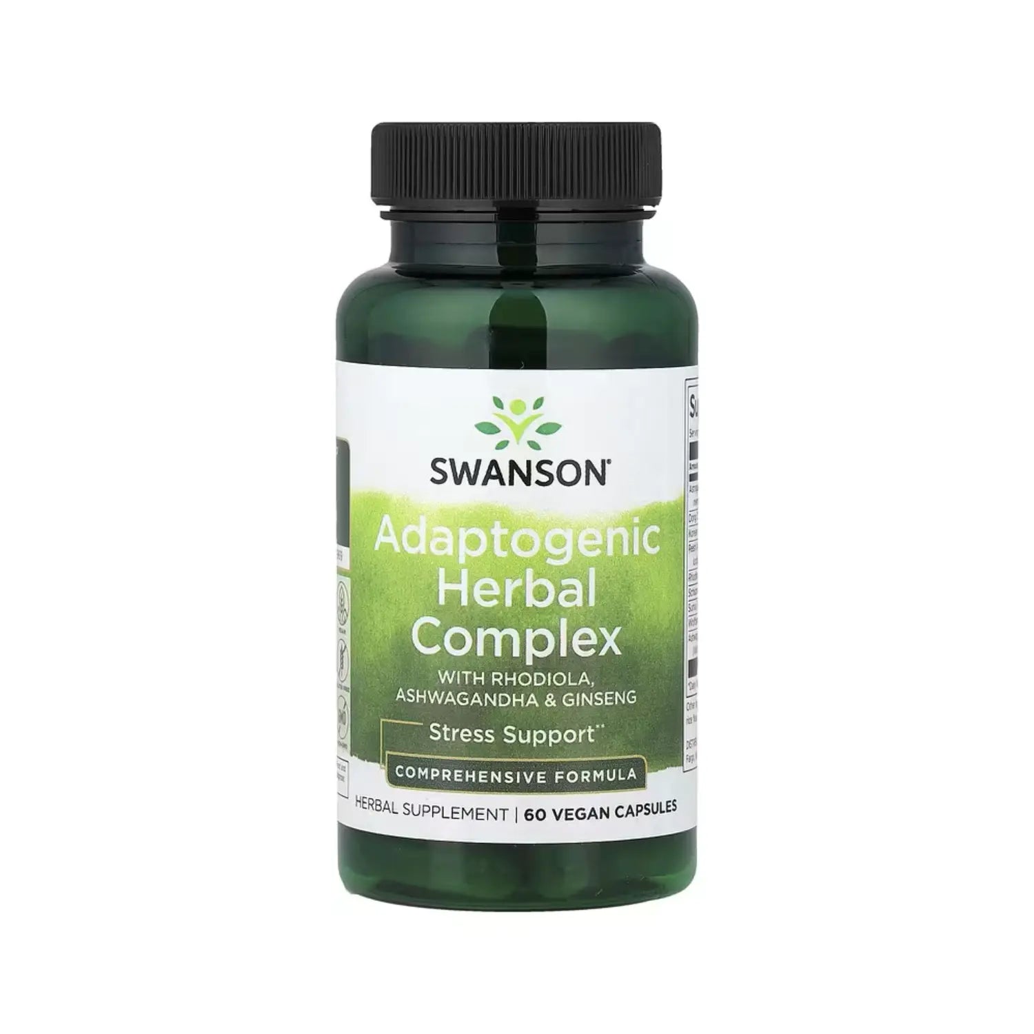 Swanson Complejo Herbal Adaptógeno 60 Caps Apoyo Estrés Sfn Sin Sabor