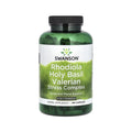 SWANSON RHODIOLA HOLY BASIL VALERIANA 180CAPS SFN