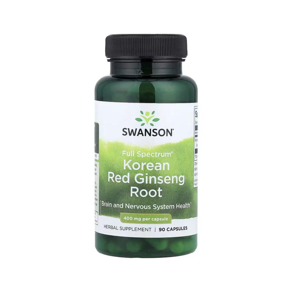 SWANSON RAÍZ DE GINSENG ROJO COREANO 400 MG 90 CAPS SFN