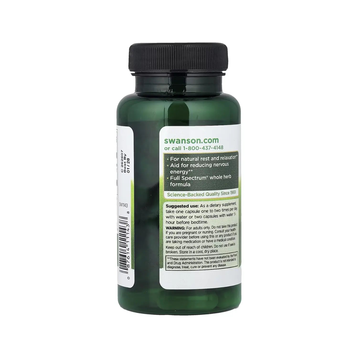 SWANSON PASIONARIA FULL SPECTRUM 500 MG 60 CAPS SFN