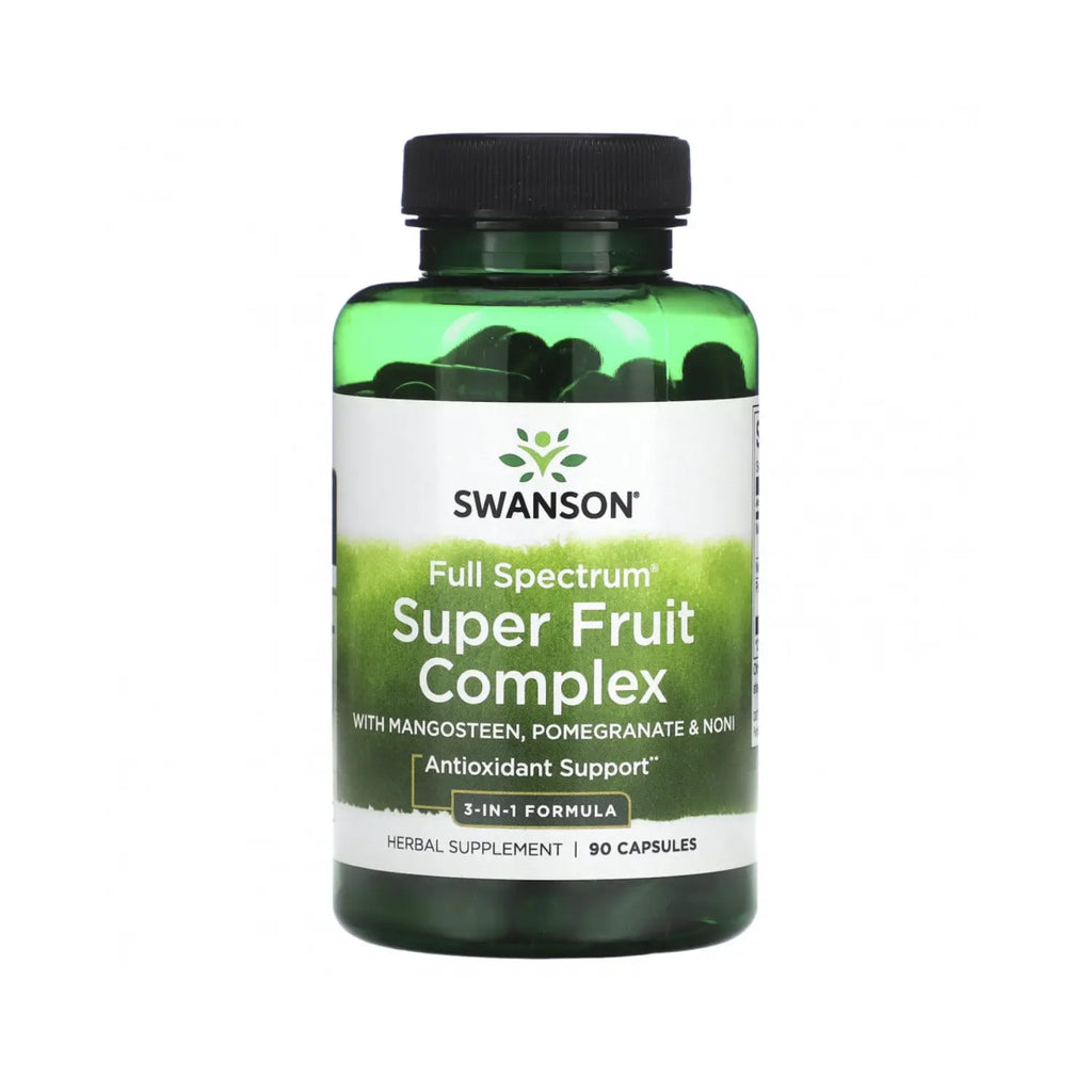 Swanson Full Spectrum Super Fruit Complex - Mangosteen, Pomegranate & Noni 90 Caps SFN