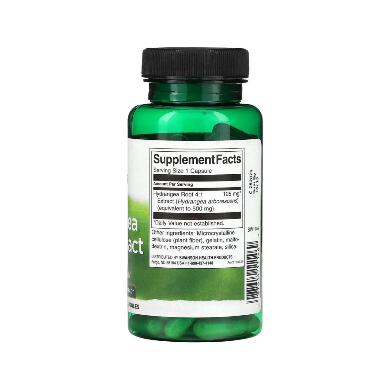 SWANSON EXTRACTO DE RAÍZ DE HORTENSIA 125 MG, 90 CAPS SFN