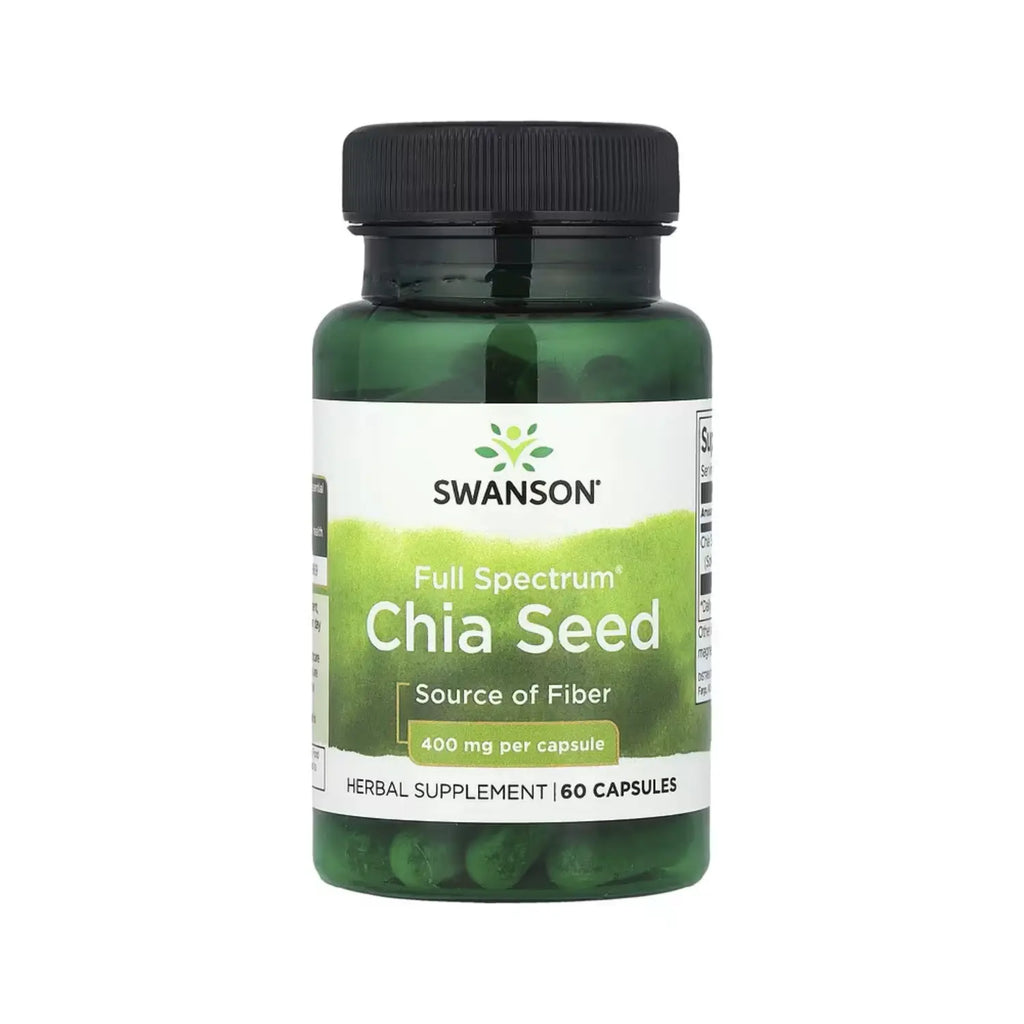 SWANSON SEMILLA DE CHIA FULL SPECTRUM 400 MG 60 CAPS SFN