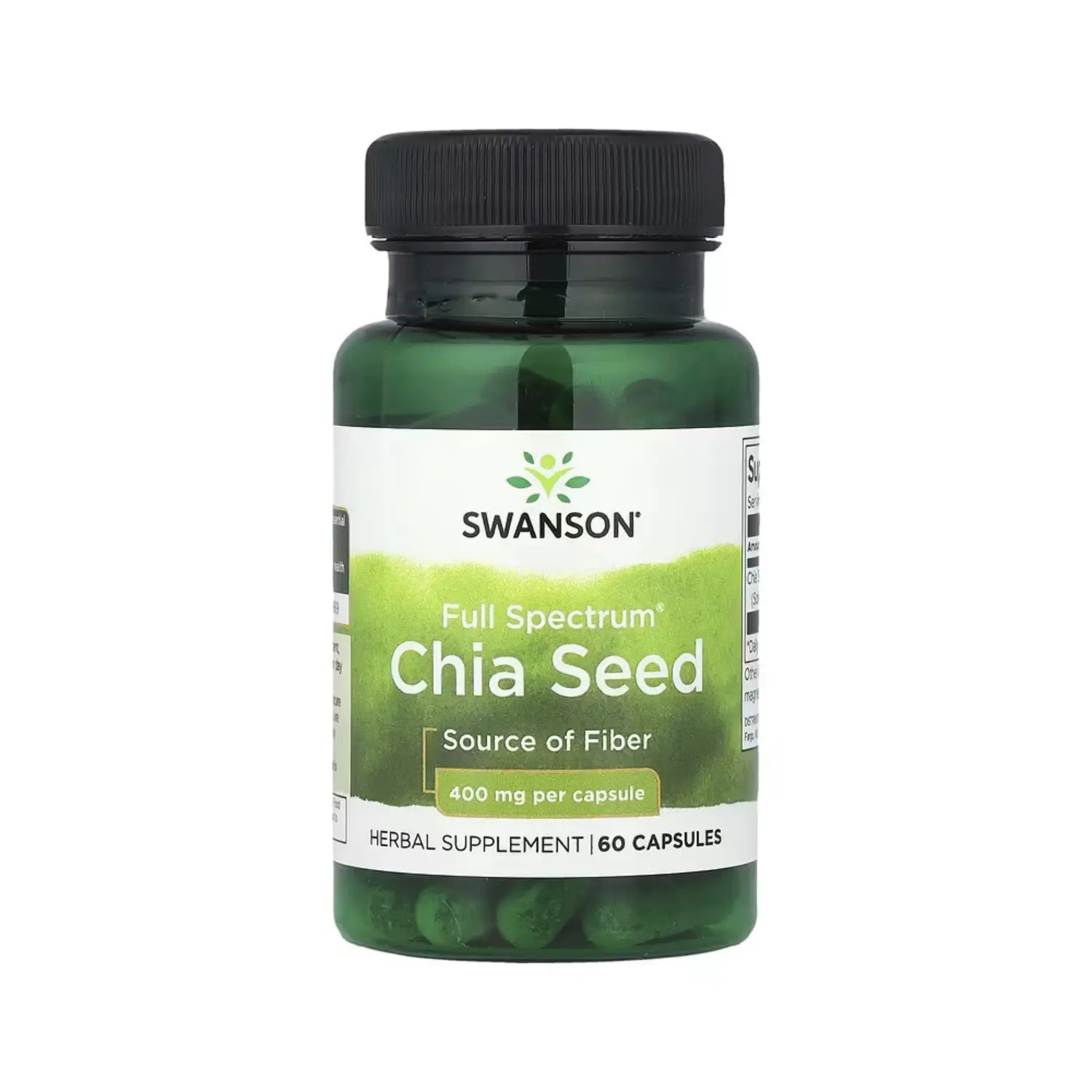 SWANSON SEMILLA DE CHIA FULL SPECTRUM 400 MG 60 CAPS SFN