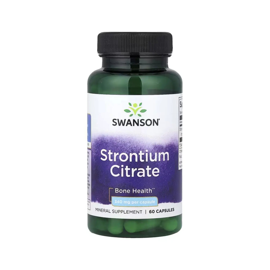 SWANSON CITRATO DE ESTRONCIO 340 MG 60 CÁPSULAS SFN