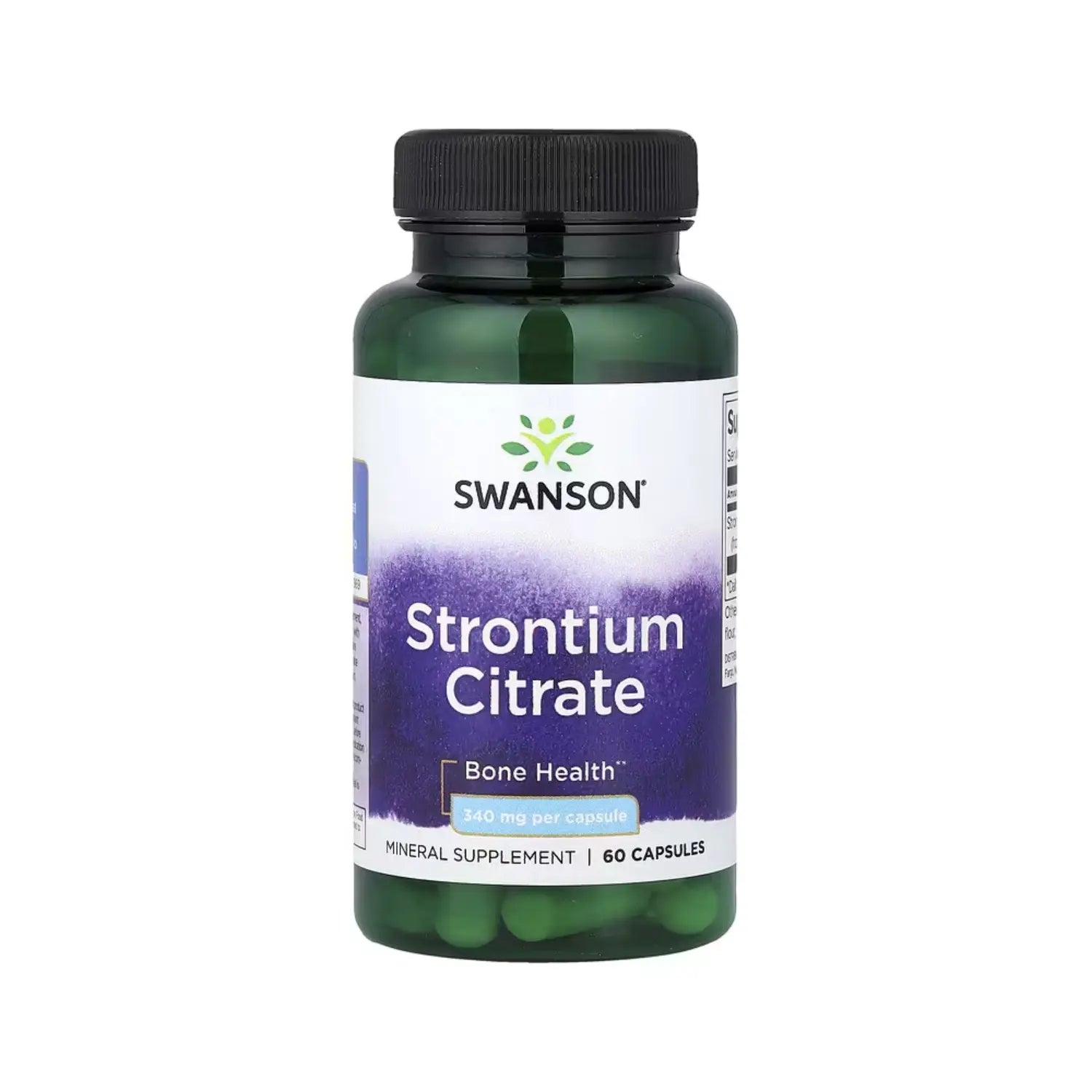 SWANSON CITRATO DE ESTRONCIO 340 MG 60 CÁPSULAS SFN
