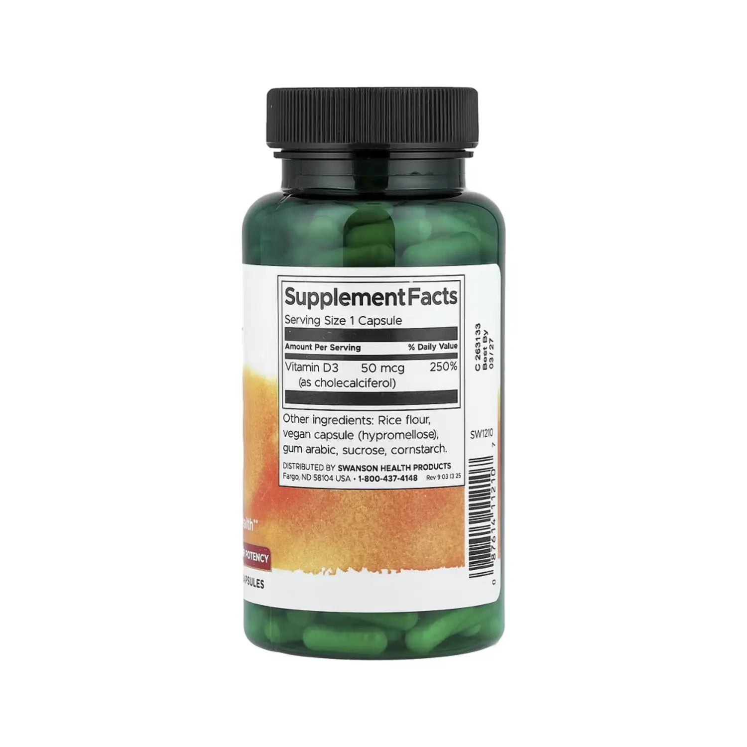 SWANSON VITAMINA D3 POTENCIA SUPERIOR 250 CAPS SFN