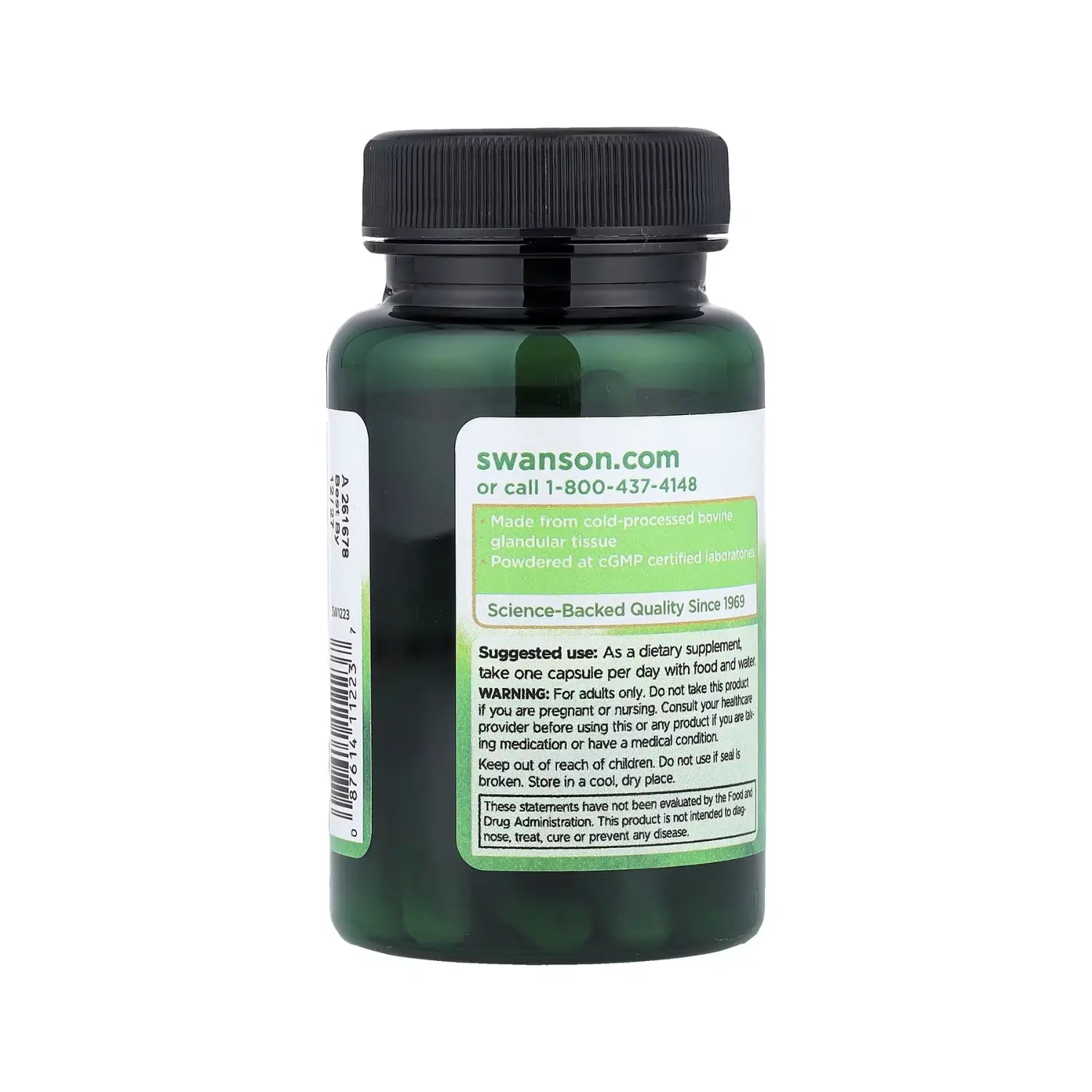 Swanson Glandular suprarrenal 350 mg 60 Caps sfn