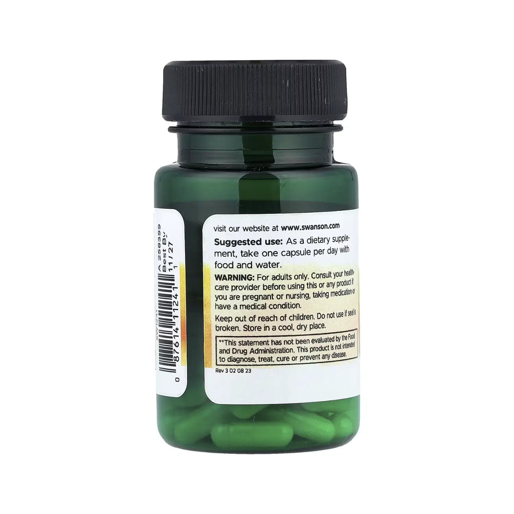 SWANSON VITAMINA D3 - ALTA POTENCIA 1,000 UI (25 MCG) 30 CÁPSULAS SFN