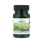 Swanson Ginkgo Biloba Extracto 60 Mg Cognición 30 Caps Sfn