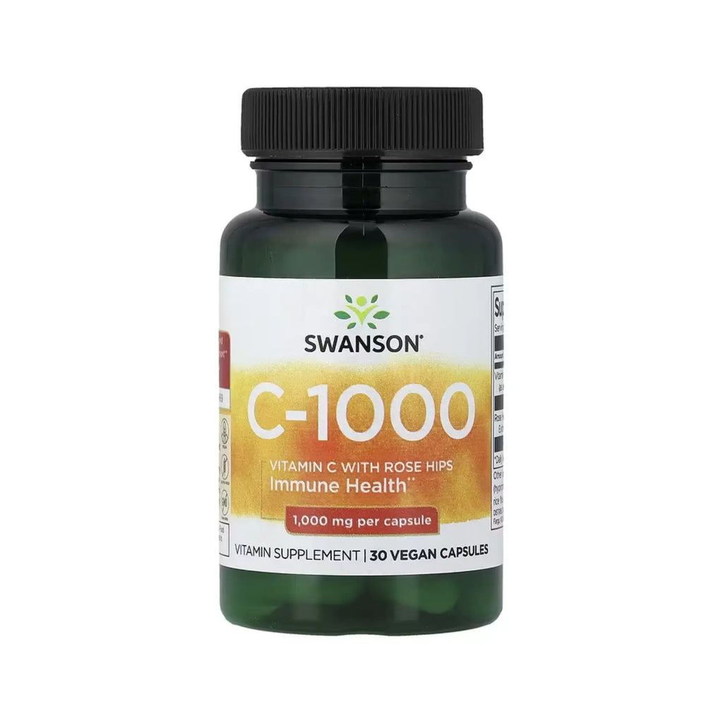 SWANSON VITAMINA C CON ESCARAMUJO 1000 MG 30 CAPS SFN