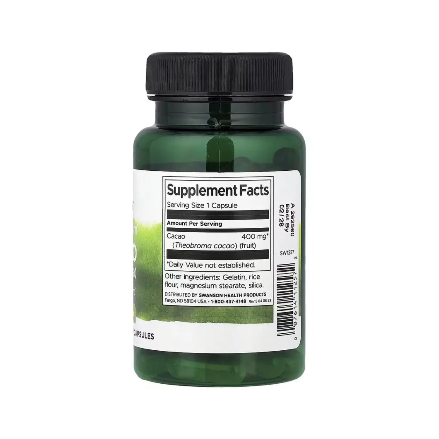 SWANSON CACAO DE ESPECTRO COMPLETO CACAO CRUDO 60CAPS SFN