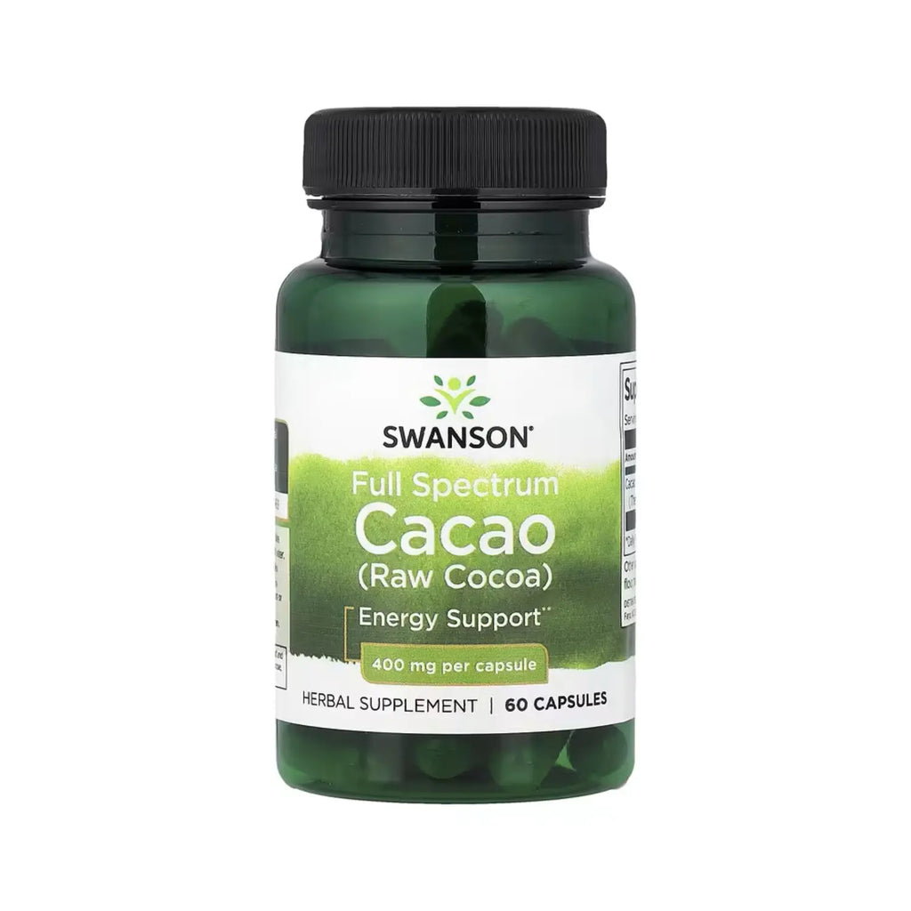 SWANSON CACAO DE ESPECTRO COMPLETO CACAO CRUDO 60CAPS SFN