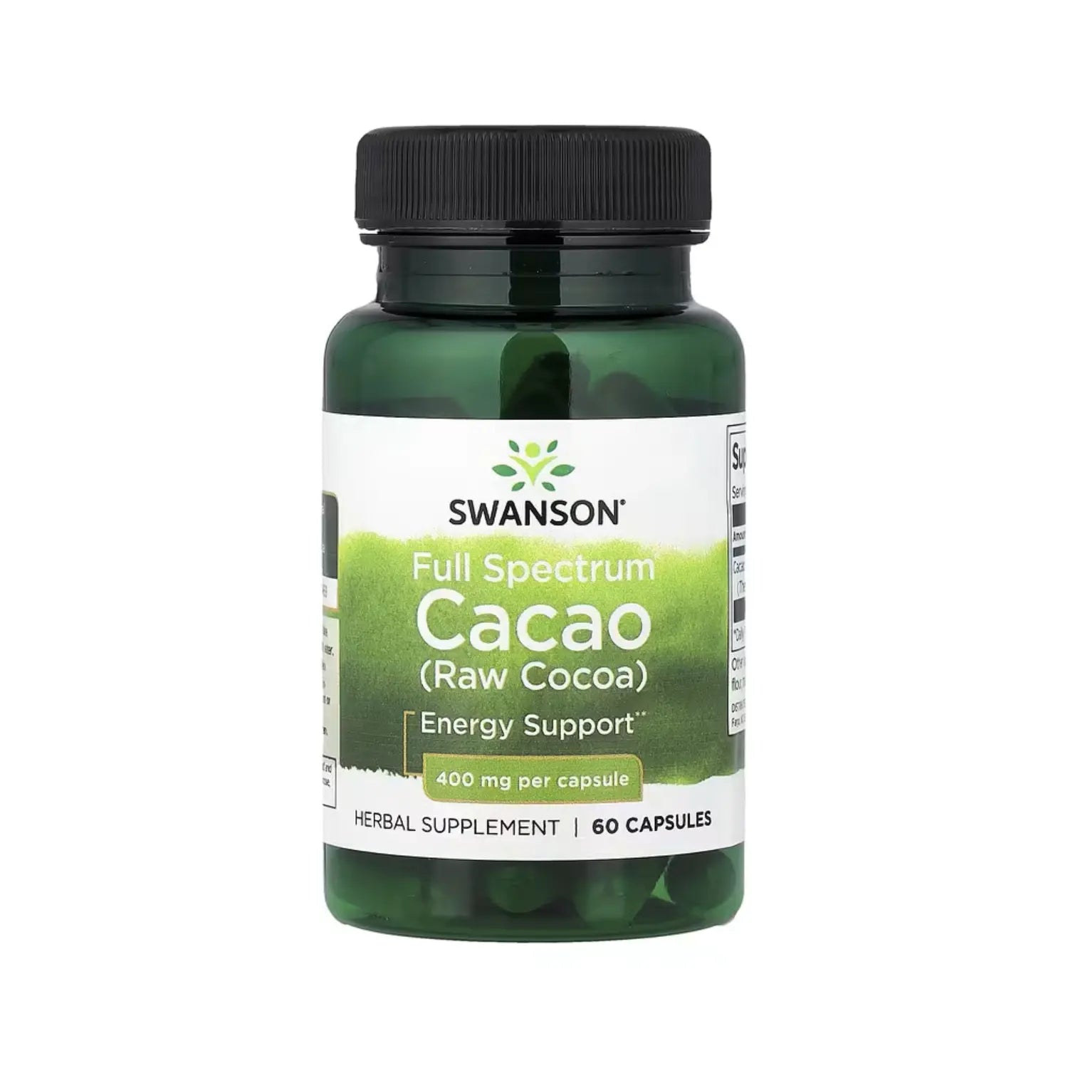 SWANSON CACAO DE ESPECTRO COMPLETO CACAO CRUDO 60CAPS SFN