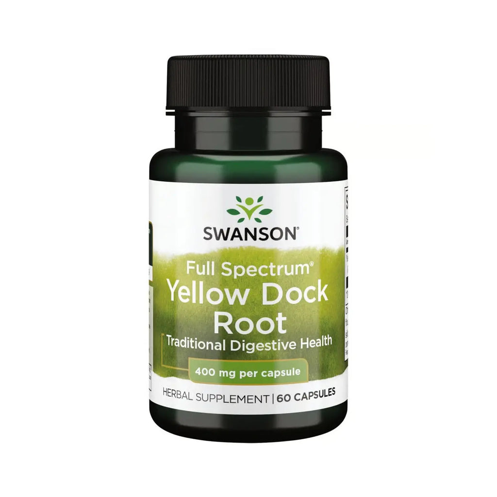SWANSON FULL SPECTRUM YELLOW DOCK ROOT 400MG 60CAPS SFN