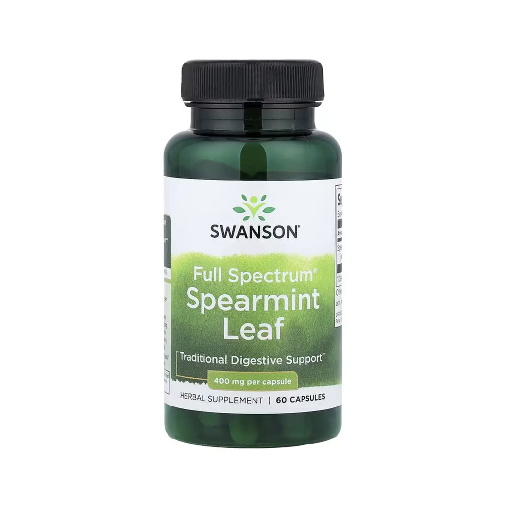 SWANSON ESPECTRO COMPLETO HOJA DE HIERBABUENA 400 MG 60 CAPS SFN