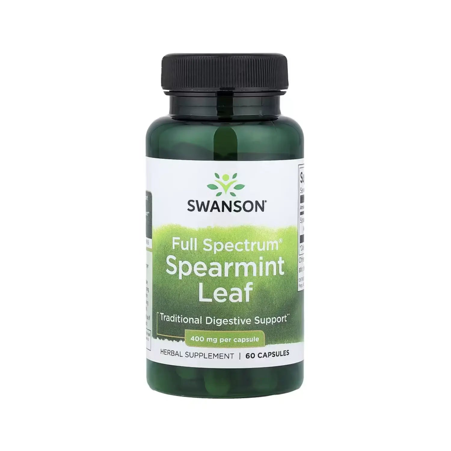 SWANSON ESPECTRO COMPLETO HOJA DE HIERBABUENA 400 MG 60 CAPS SFN