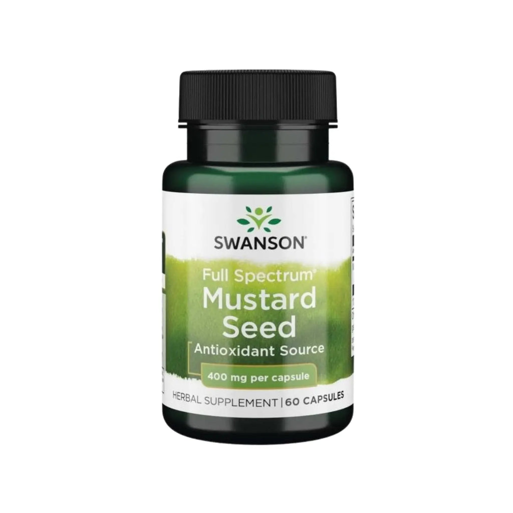 SWANSON SEMILLA DE MOSTAZA FULL SPECTRUM 400MG 60CAPS SFN