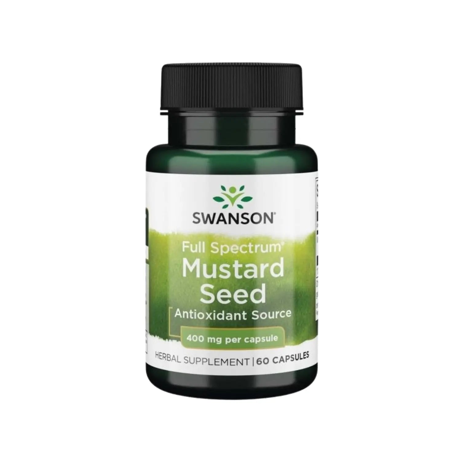 SWANSON SEMILLA DE MOSTAZA FULL SPECTRUM 400MG 60CAPS SFN