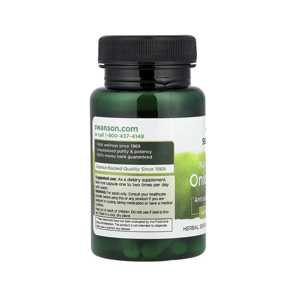 Swanson Bulbo De Cebolla Full Spectrum 400 Mg 60 Caps Sfn