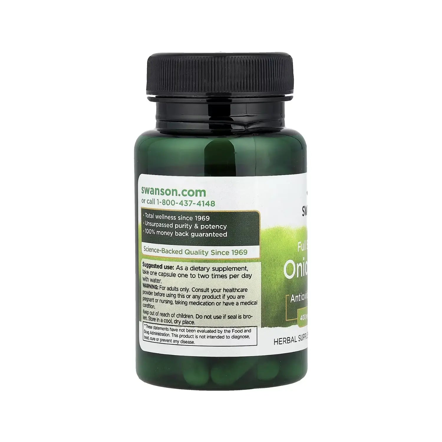 Swanson Bulbo De Cebolla Full Spectrum 400 Mg 60 Caps Sfn