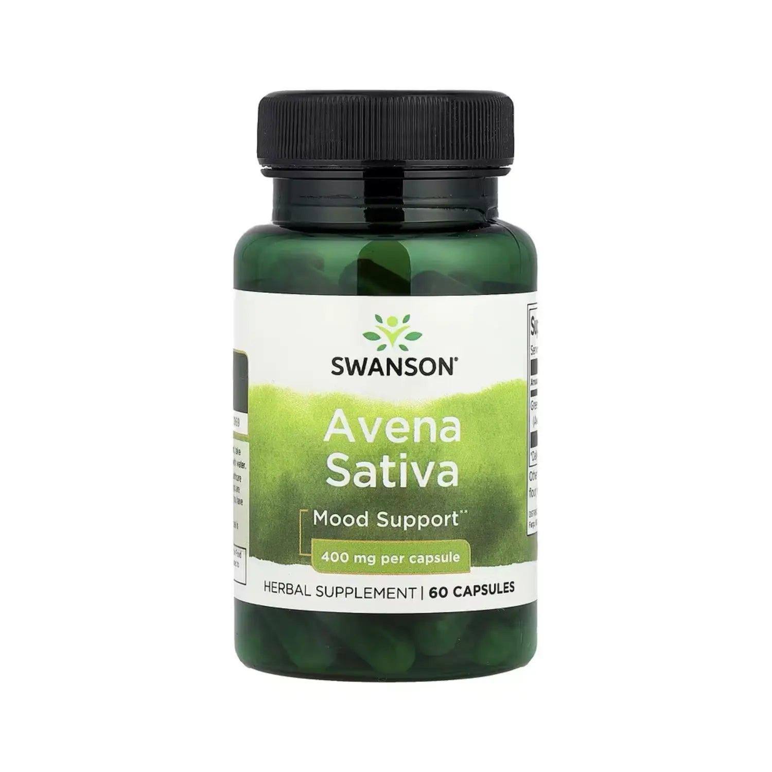 SWANSON AVENA SATIVA 400 MG 60 CAPS SFN