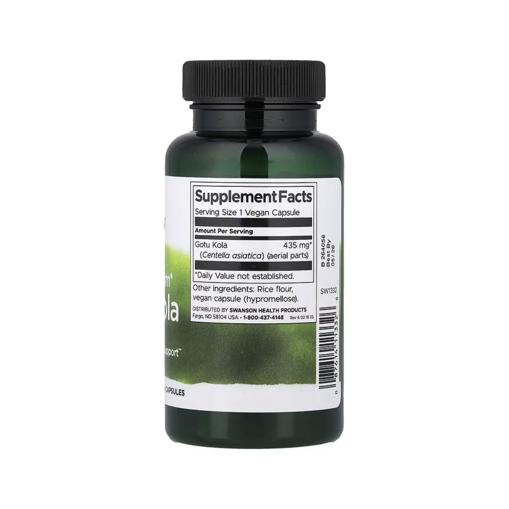 SWANSON GOTU KOLA 435 MG 60 CAPS SFN