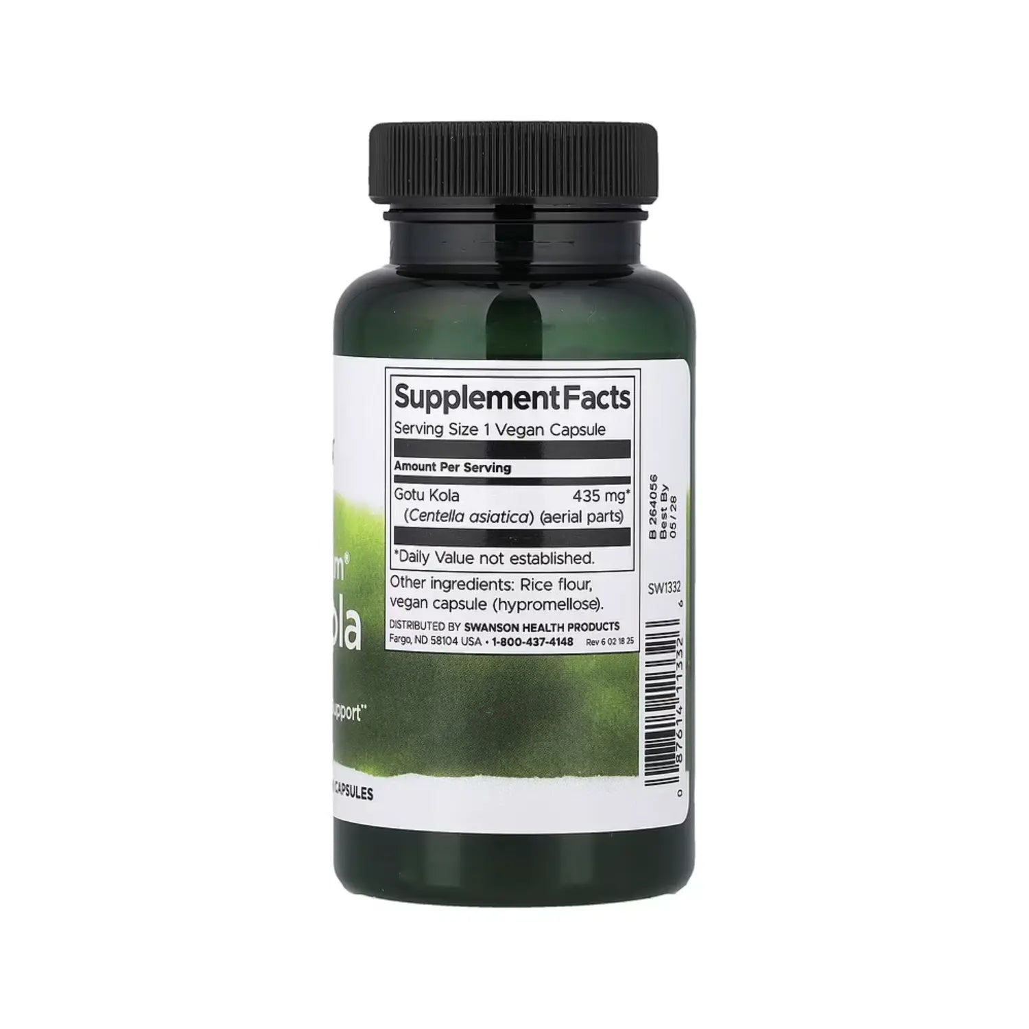 SWANSON GOTU KOLA 435 MG 60 CAPS SFN
