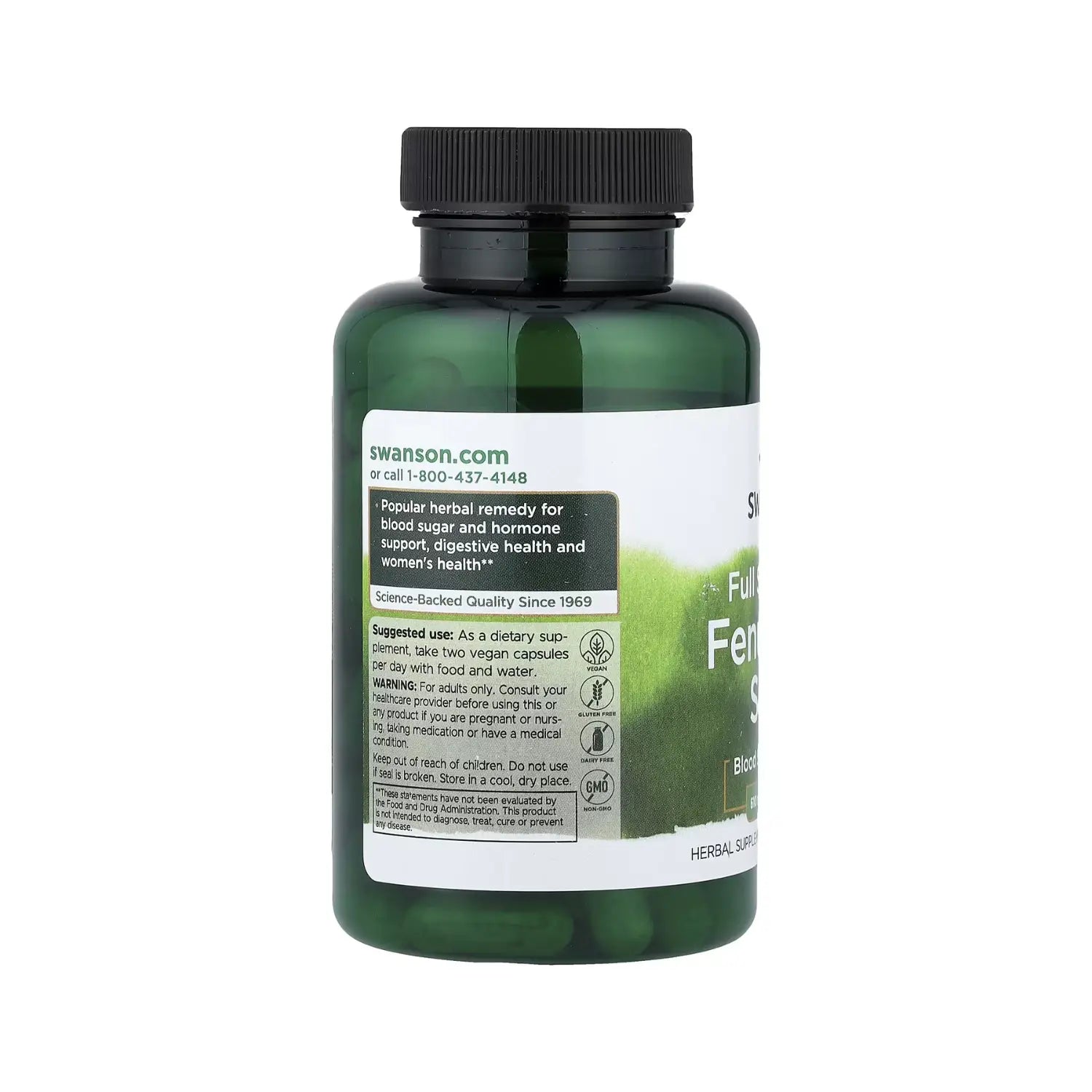 SWANSON SEMILLAS DE FENOGRECO 610 MG 90 CAPS SFN
