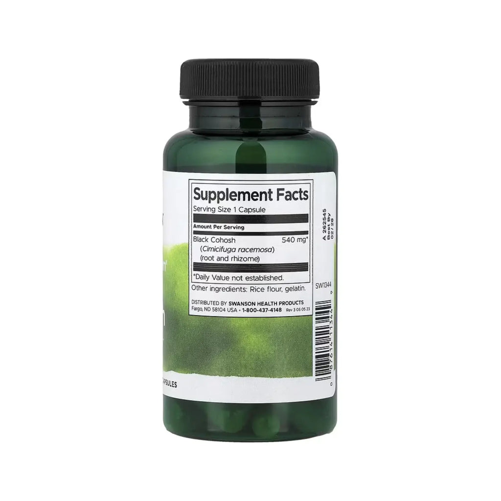 SWANSON ESPECTRO COMPLETO BLACK COHOSH 540 MG 60 CAPS SFN