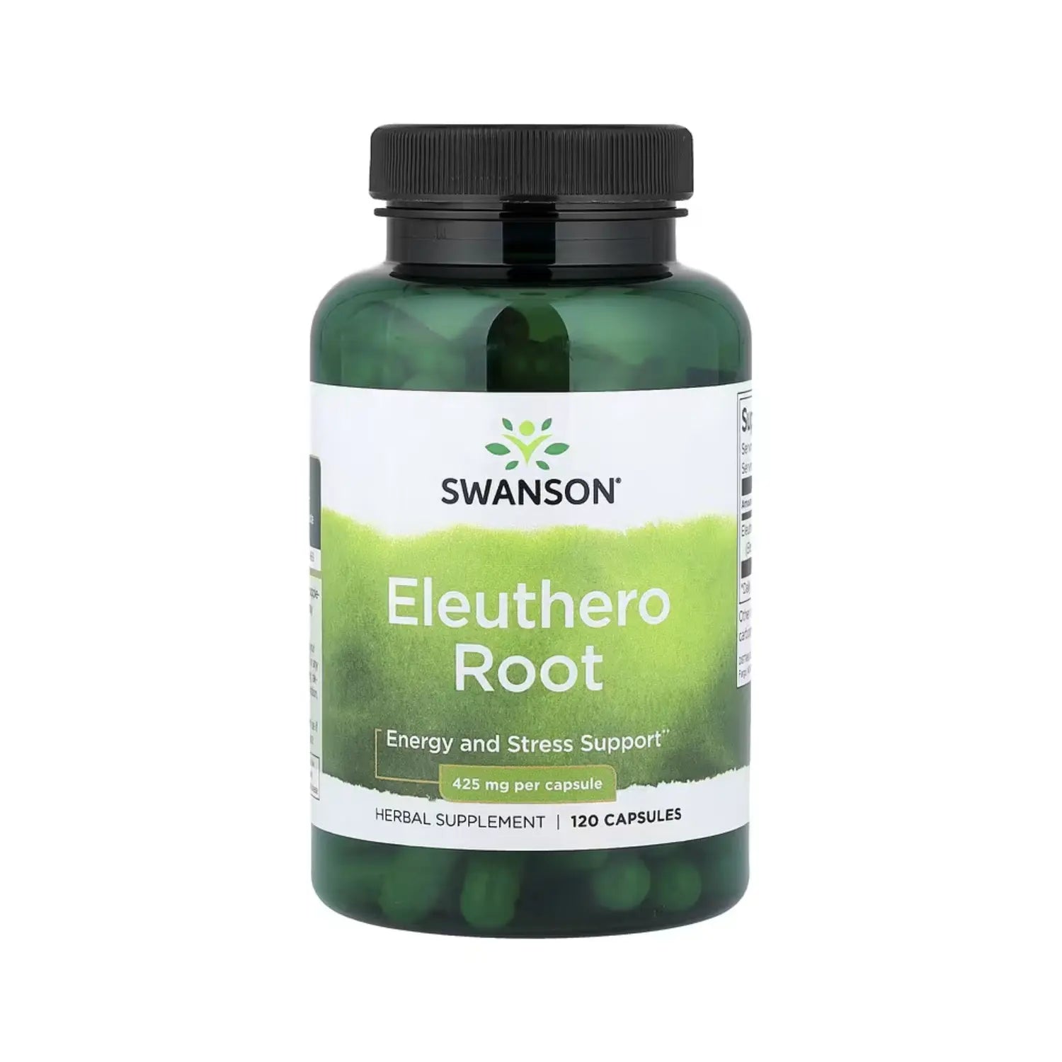 SWANSON RAIZ ELEUTHERO 425MG APOYO ESTRES,ENERGIA 120CAP SFN