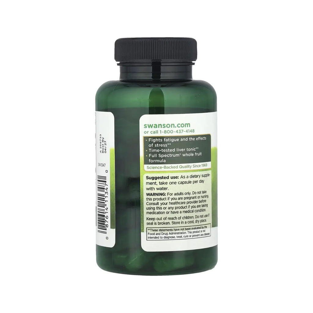 SWANSON BAYAS DE ESQUIZANDRA ESPECTRO COMPLETO 525MG SFN