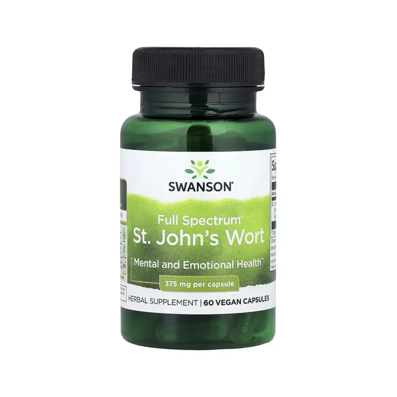 Swanson Hierba De San Juan St. John´s Wort 375 Mg 60 Cap Sfn