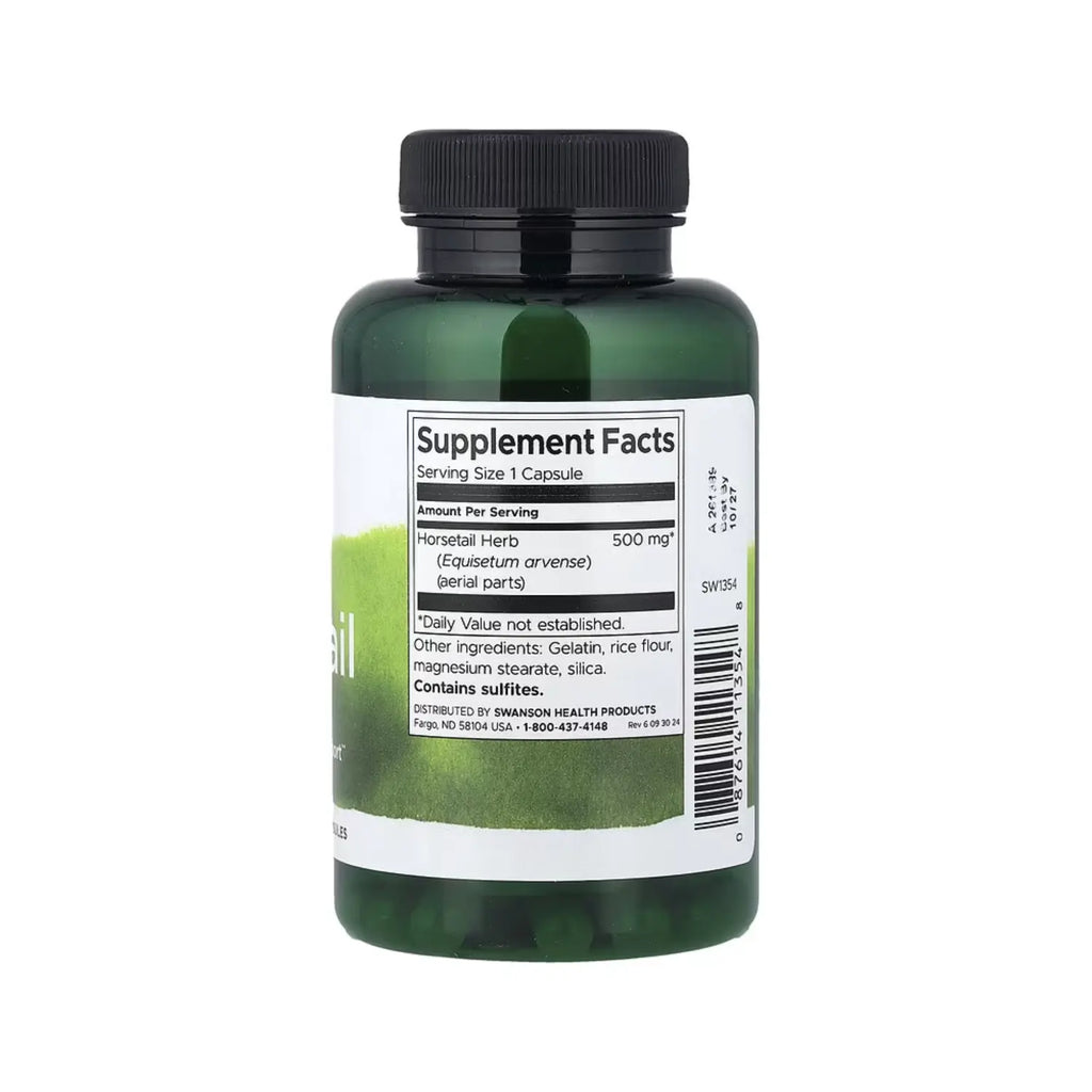 SWANSON COLA DE CABALLO 500 MG 90 CAPSULAS SFN