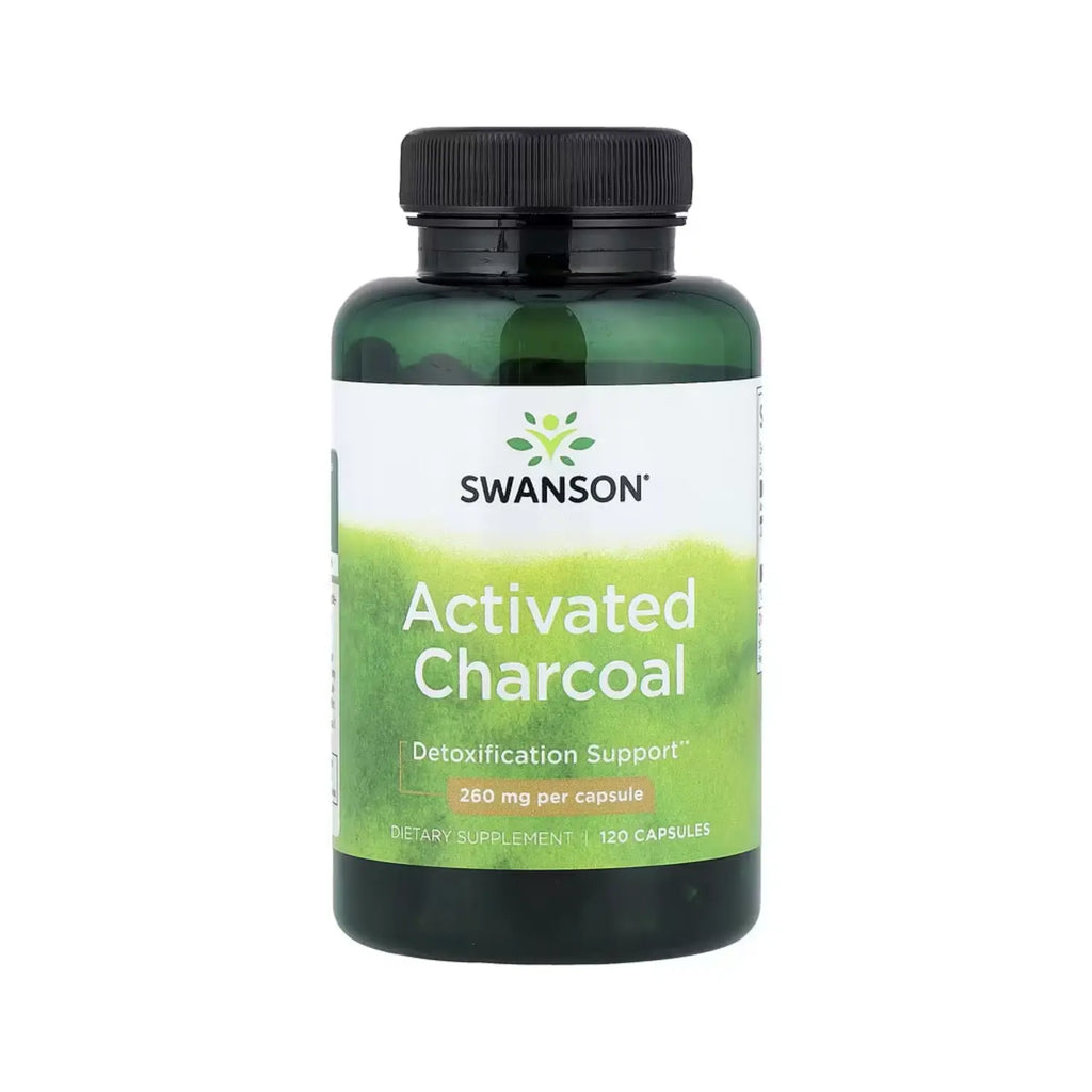 SWANSON CARBON VEGETAL ACTIVADO 260MG 120CAPS SFN