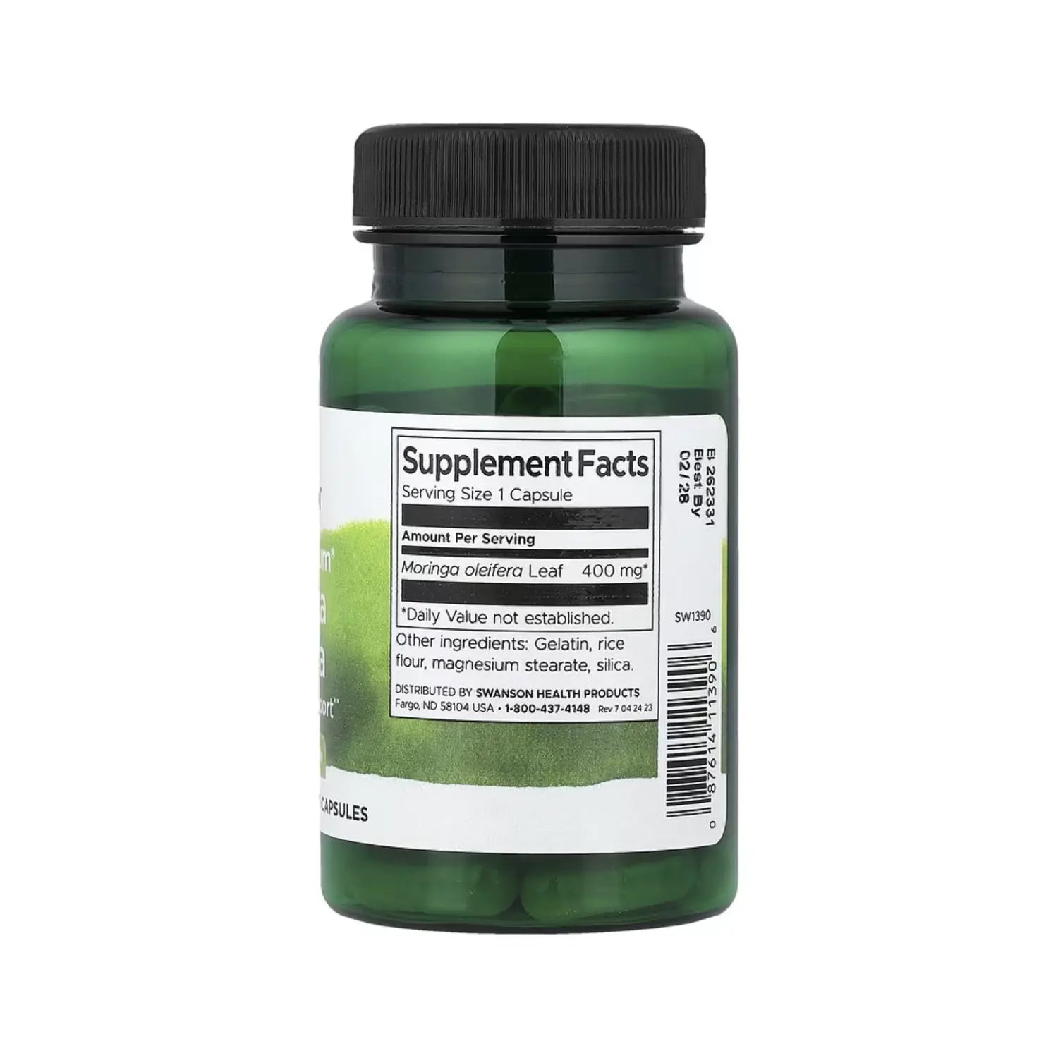 Swanson Moringa Oleifera Full Spectrum 400 Mg 60 Caps Sfn