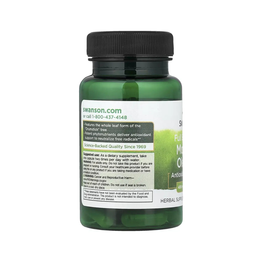 Swanson Moringa Oleifera Full Spectrum 400 Mg 60 Caps Sfn