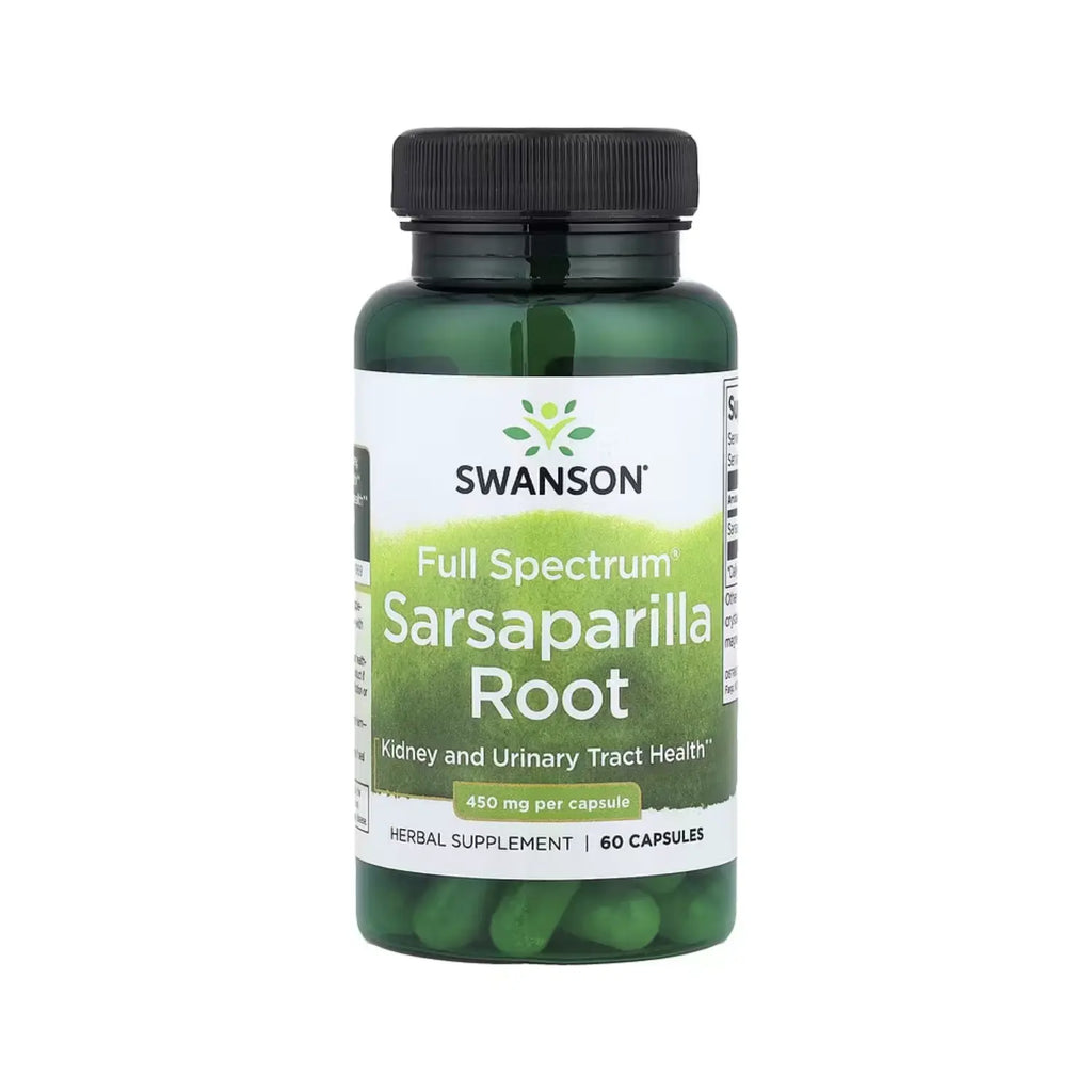 SWANSON RAIZ DE ZARZAPARRILLA 450MG 60CAPS SFN