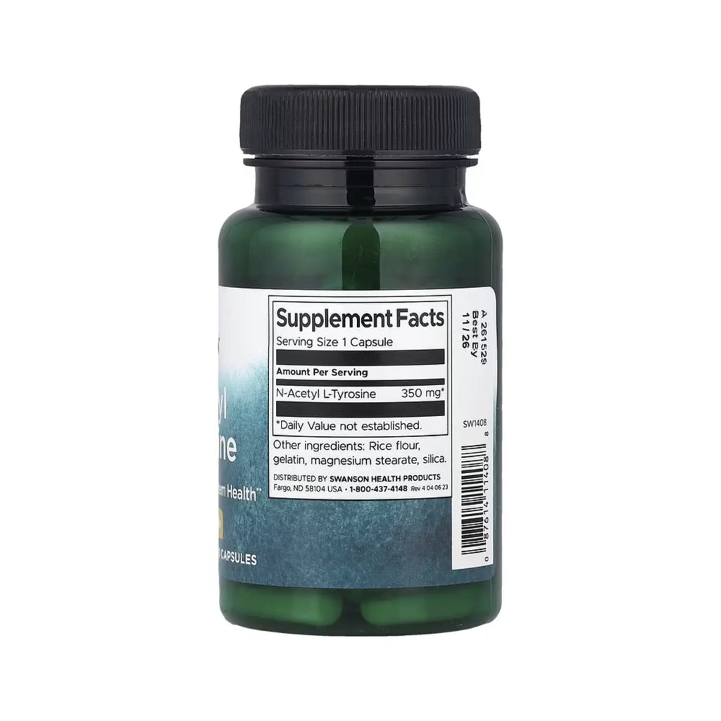 SWANSON N-ACETIL L-TIROSINA 350 MG 60 CAPSULAS SFN