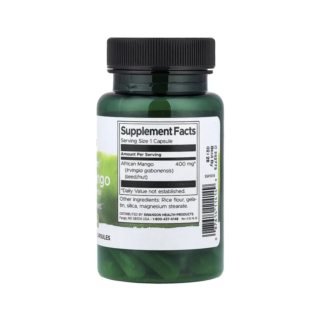 Swanson Full Spectrum African Mango Irvingia Gabonensis 400 mg 60 Caps SFN
