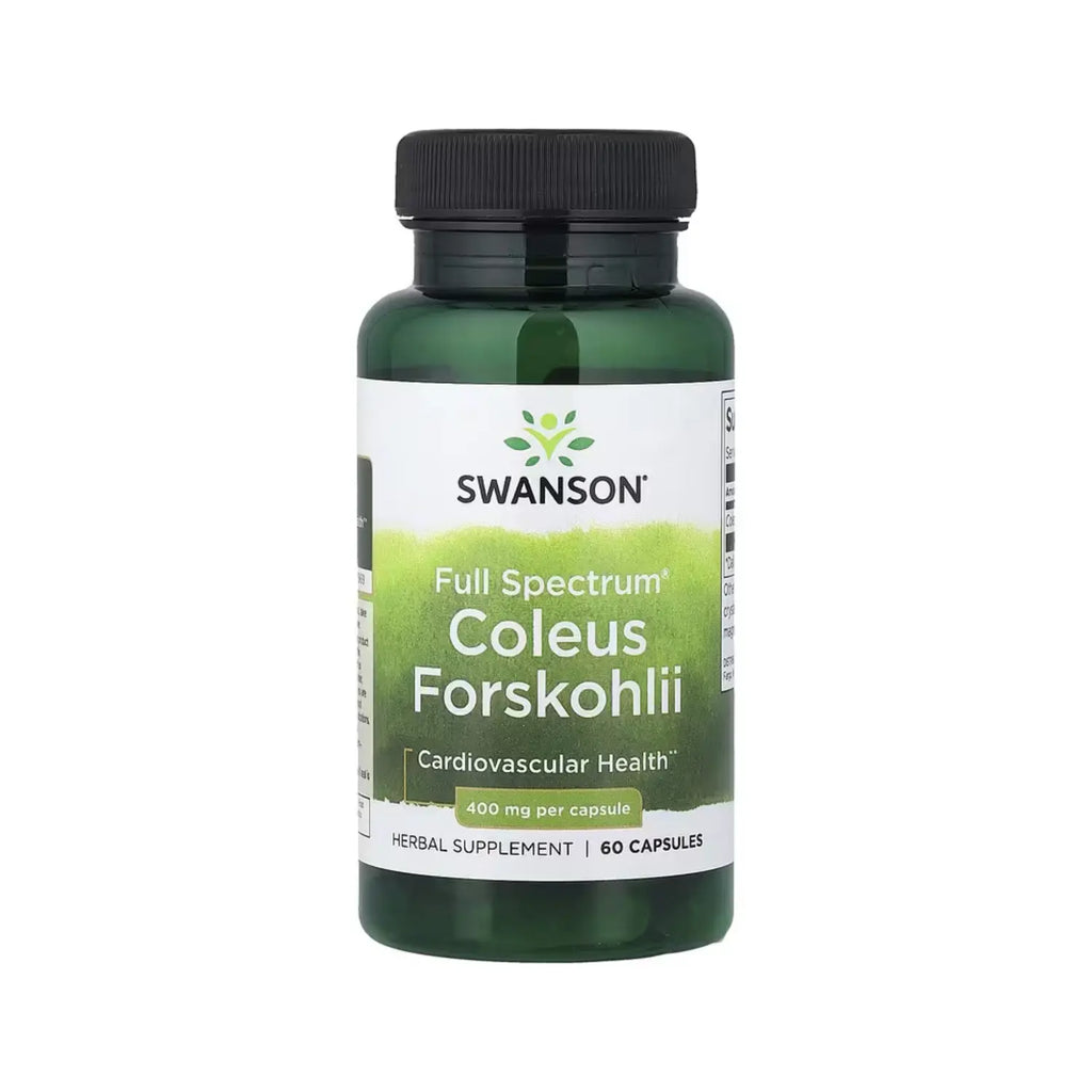 SWANSON COLEUS FORSKOHLII ESPECTRO COMPLETO 400MG 60CAPS SFN