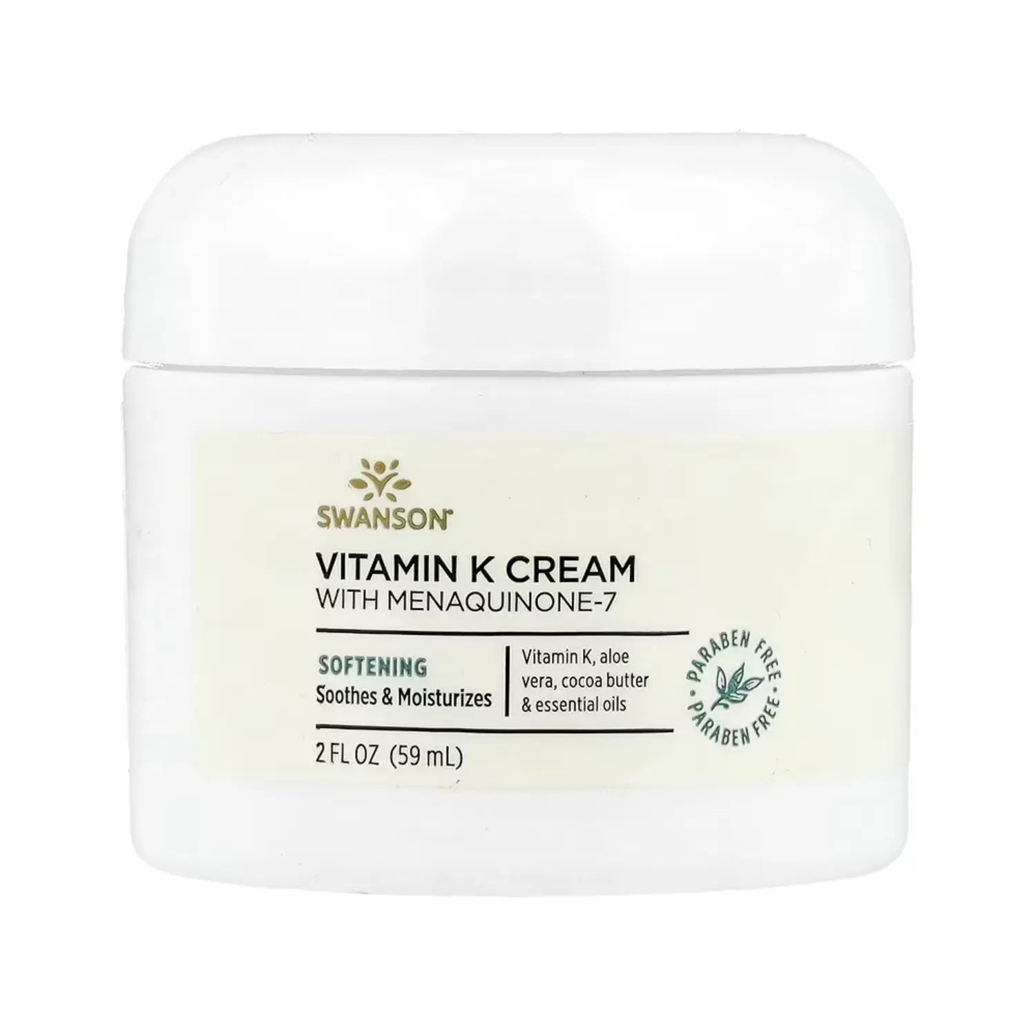 SWANSON CREMA CON VITAMINA K Y MENAQUINONA-7 97% NATURAL SFN